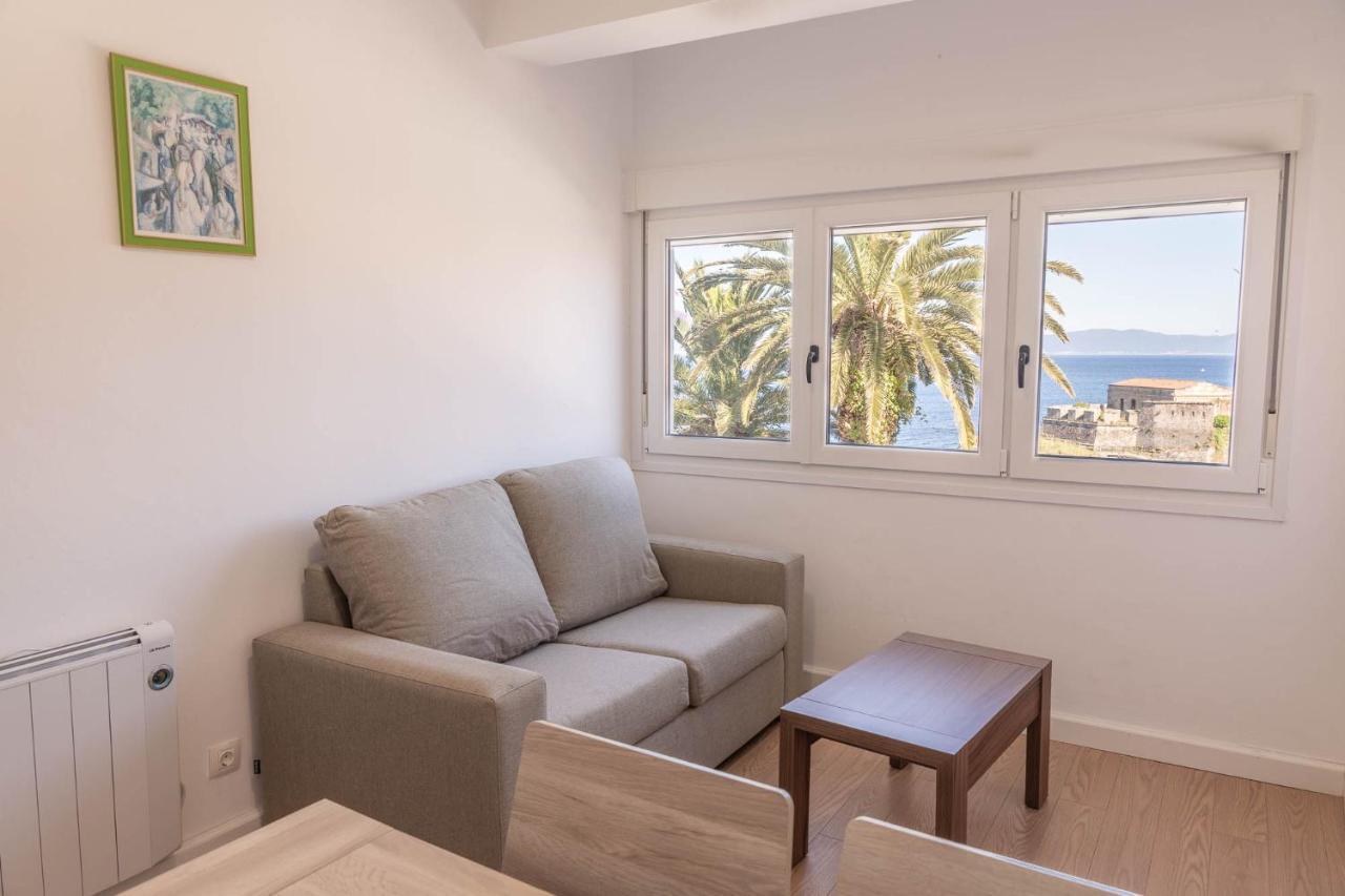 Apartamento Finisterre Con Vistas Al Mar Y Playa Exterior foto