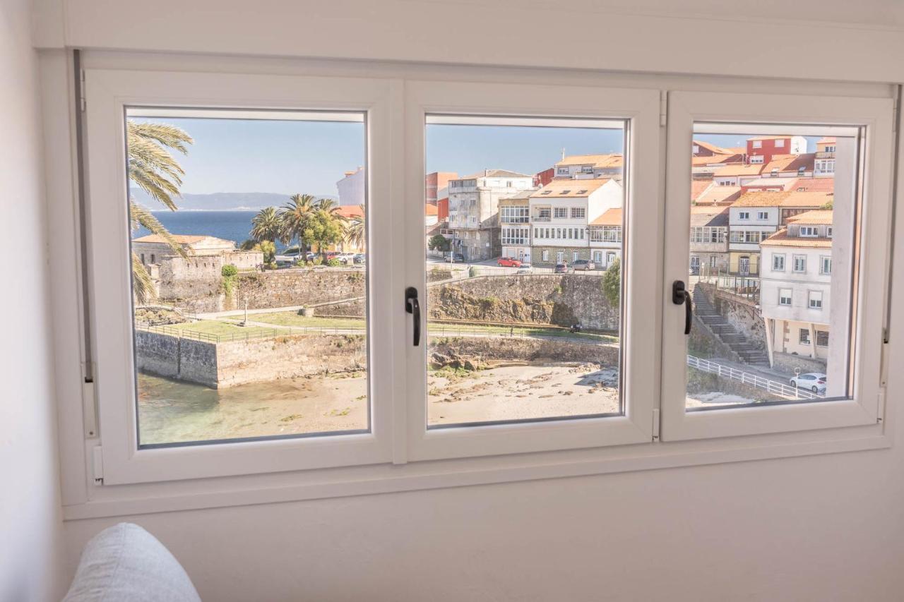 Apartamento Finisterre Con Vistas Al Mar Y Playa Exterior foto