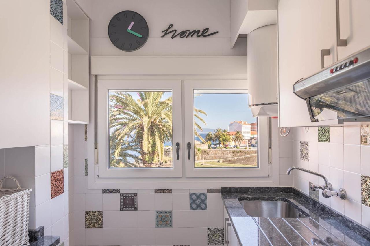 Apartamento Finisterre Con Vistas Al Mar Y Playa Exterior foto